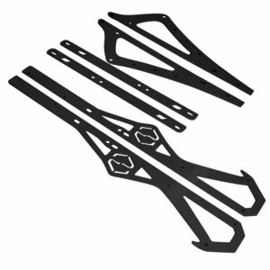 boggieförstärkningar powdercoated black A/C M 2012-15 153" ITEK