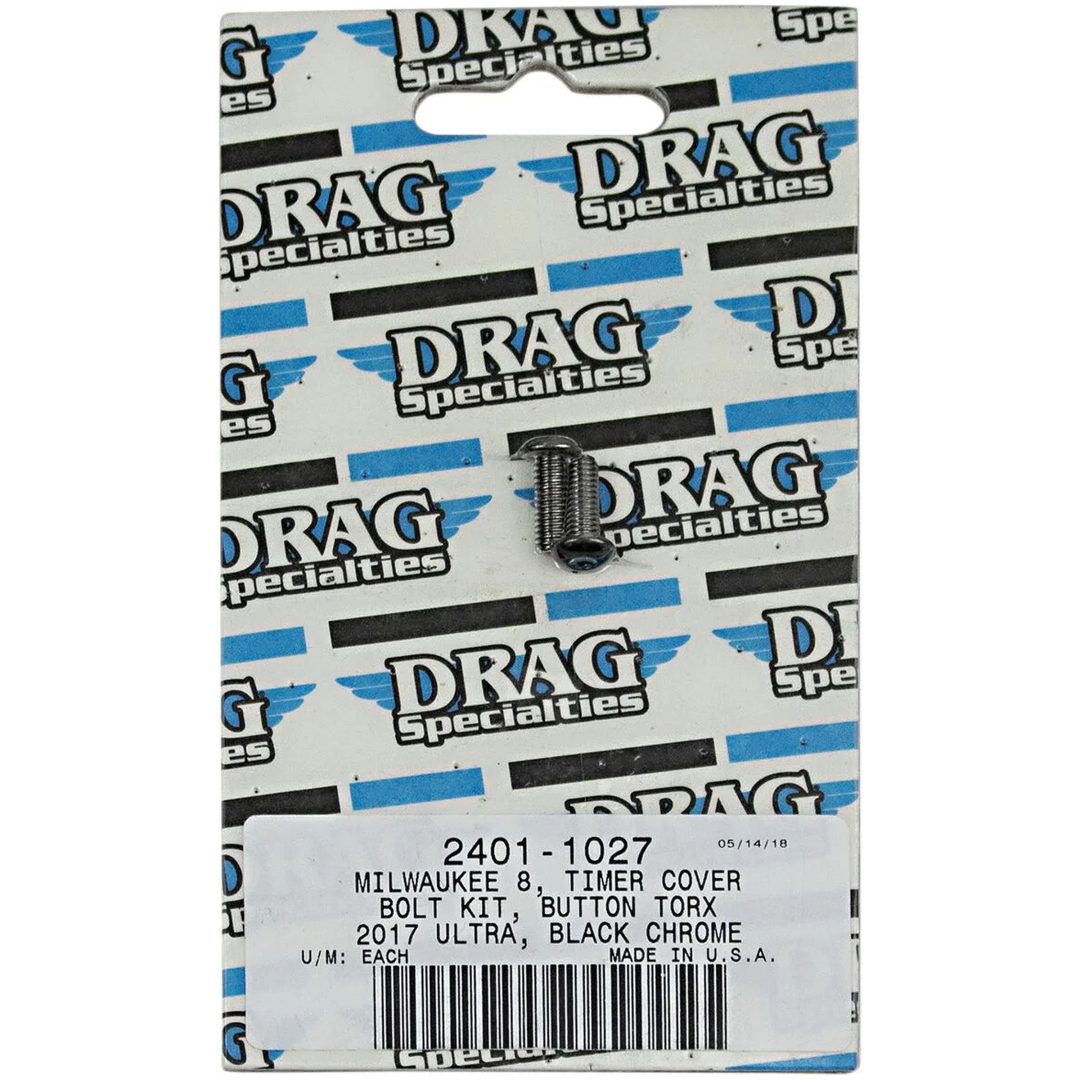 Bolt Kit Lifter Block Sort Krom DRAG SPECIALTIES – billede 2