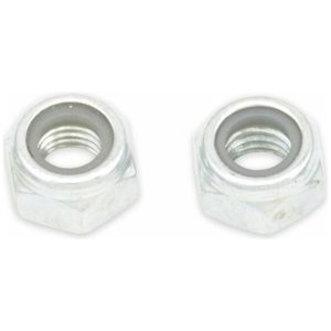 BOLT M4 Nylock Nut 7mm Head Steel 10 pieces