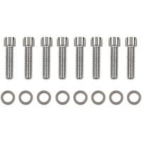 Bolt Set Lifter Base Chrome Silver DRAG SPECIALTIES