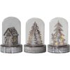 Borddekoration Kuppel Brun Star Trading 3 stk. – miniature 1