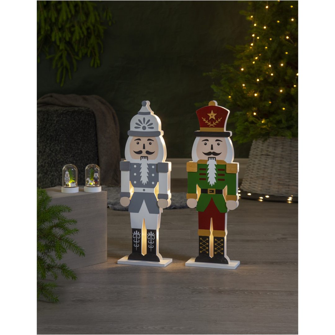 Borddekoration Nutcracker Multi Star Trading 9 cm – billede 3