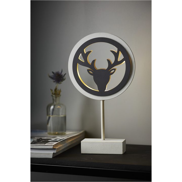 Borddekoration Woodworks Hvid Star Trading – billede 7