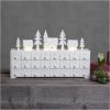 Borddekoration Yuletide Hvid Star Trading Ved – miniature 4