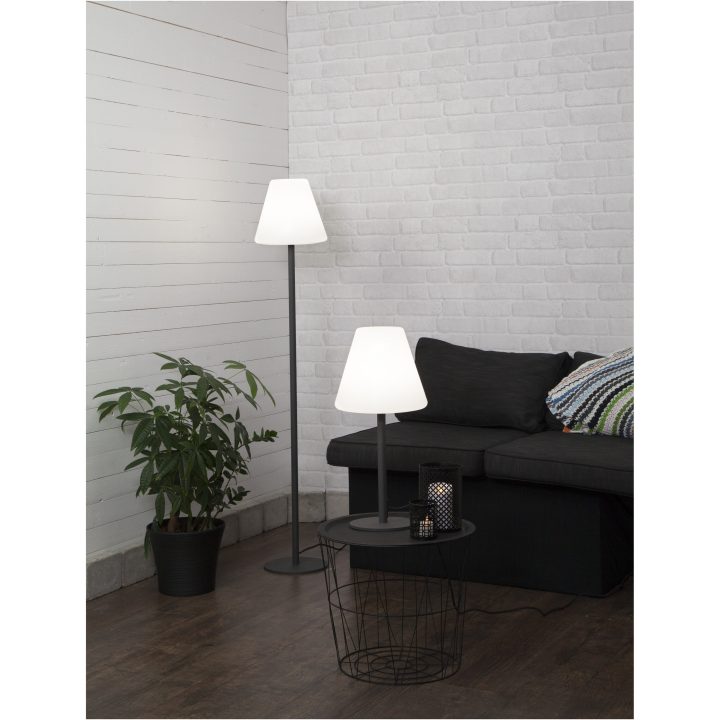 Bordlampe Kreta Grå Star Trading – billede 20