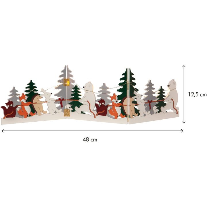 Bordsdekoration Forest Friends Flerfärgad Star Trading – billede 7
