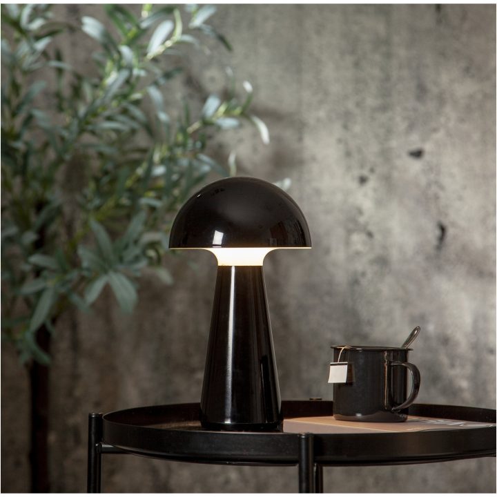 Bordslampa Mushroom Svart Star Trading – billede 8