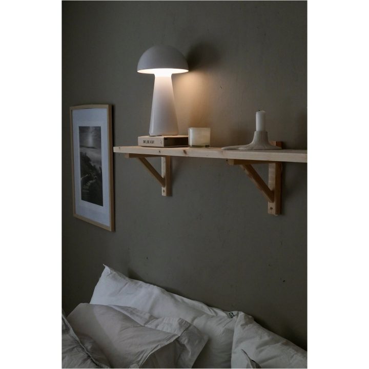 Bordslampa Mushroom Vit Star Trading – billede 4