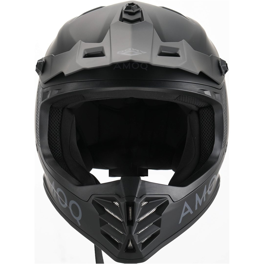 Børne Crosshjelm Meteor V2 Blackout AMOQ YS (47-48) – billede 10