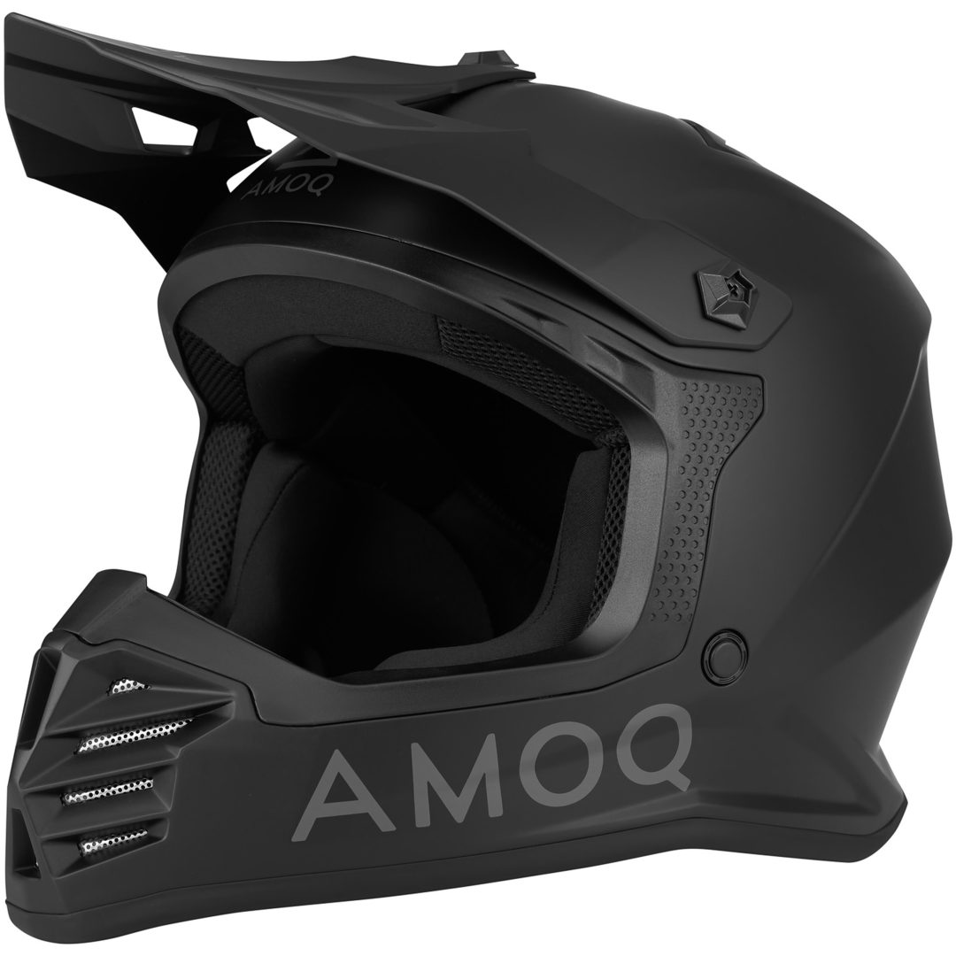 Børne Crosshjelm Meteor V2 Blackout AMOQ YS (47-48) – billede 9