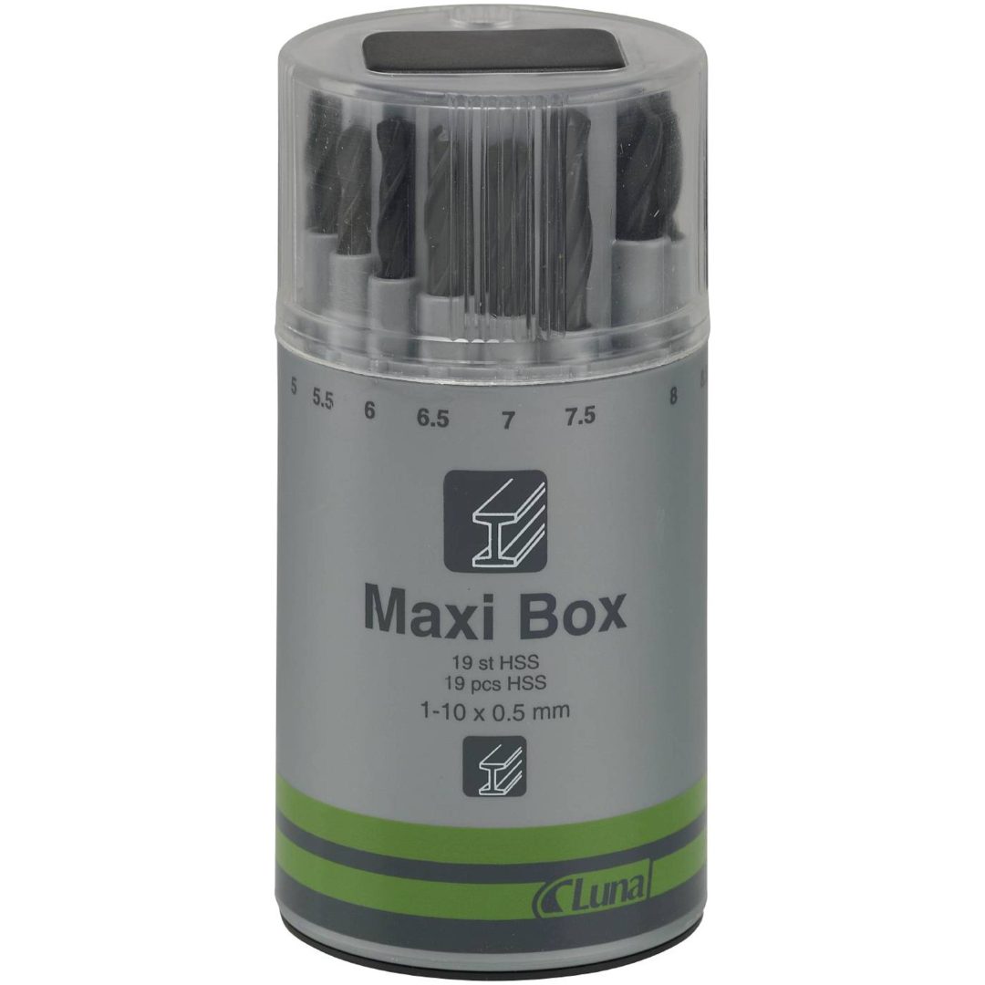 Borsæt Maxi-Box LUNA BORESÆT 1-10MM MAXI-BOX