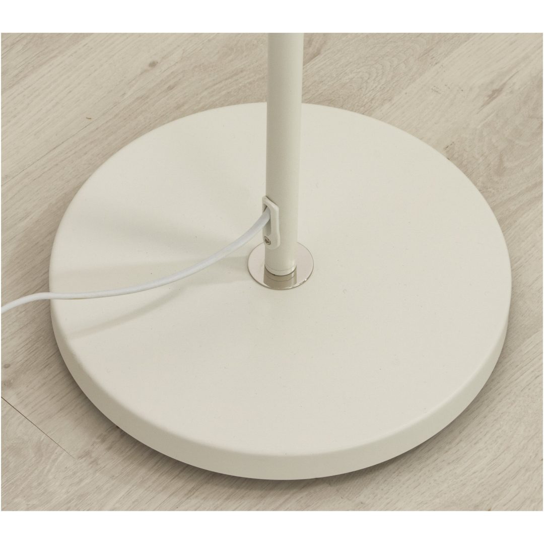 Bow Gulvlampe, 1-arm, Hvid ANETA HOME Sokkel GU10 Hvid /Brun /Sølv – billede 2