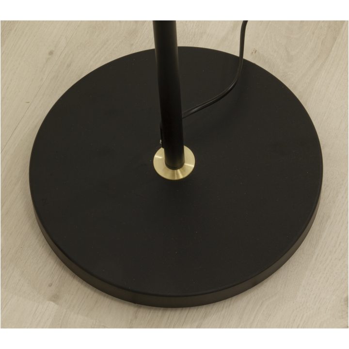 Bow Gulvlampe. 3-armet, Sort ANETA HOME Sokkel GU10 Sort /Mat Messing – billede 3