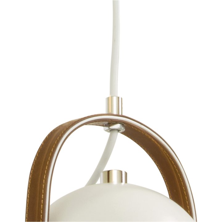 Bow Loftlampe, Enkelt, Hvid ANETA HOME Sokkel GU10 Hvid /Brun /Sølv – billede 3