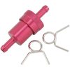 Brændstoffilter Rød Anodiseret Aluminium EMGO – miniature 1