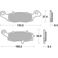 BREMBO Street Carbon Ceramic Brake pads - 07KA1907