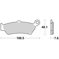 BREMBO Street Sintered Metal Brake pads - 07BB4380