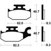 Bremsbelægning FORAN Sintrede Metal Tecnium – miniature 2