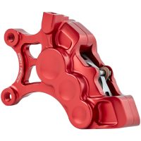 Bremsecaliper 6-stemplet Anodiseret/rød ARLEN NESS