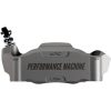 Bremsekaliber Race Series Radial 4-Stemplet Grå Gunmetal PERFORMANCE MACHINE – miniature 3
