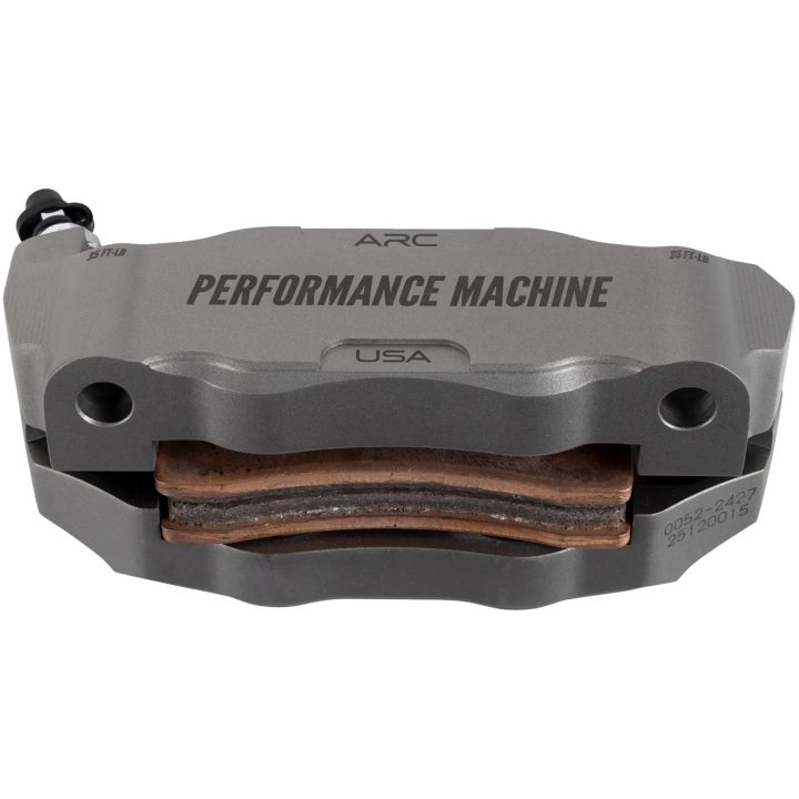 Bremsekaliber Race Series Radial 4-Stemplet Grå Gunmetal PERFORMANCE MACHINE – billede 4