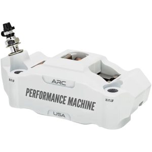 Bremsekaliber Race Series Radial 4-Stemplet Grå Gunmetal PERFORMANCE MACHINE