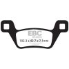 Bremseklodser BAG Long Life R Metal Sinter EBC BRAKE PAD SINTER ATV/MX – miniature 1