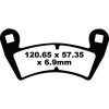 Bremseklodser BAG Long Life R Metal Sinter EBC Lang Levetid – miniature 1
