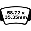 Bremseklodser BAG Long Life R Metal Sinter EBC Lang Levetid – miniature 1