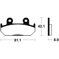 Bremseklodser BAG Organisk Tecnium