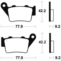 Bremseklodser BAG Organisk Tecnium