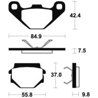 Bremseklodser BAG Organisk Tecnium