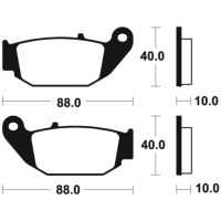 Bremseklodser BAG Organisk Tecnium