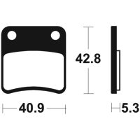 Bremseklodser BAG Organisk Tecnium