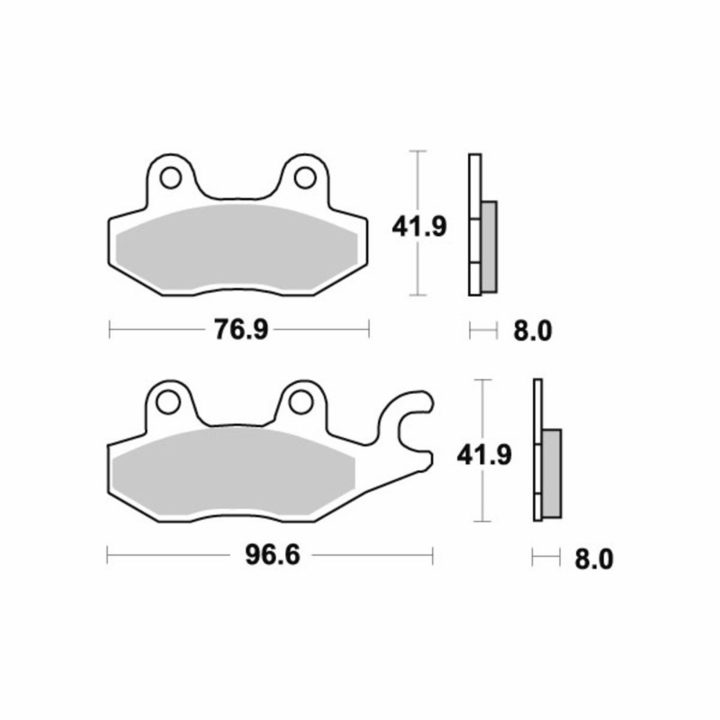 Bremseklodser BAG SI SBS – billede 2