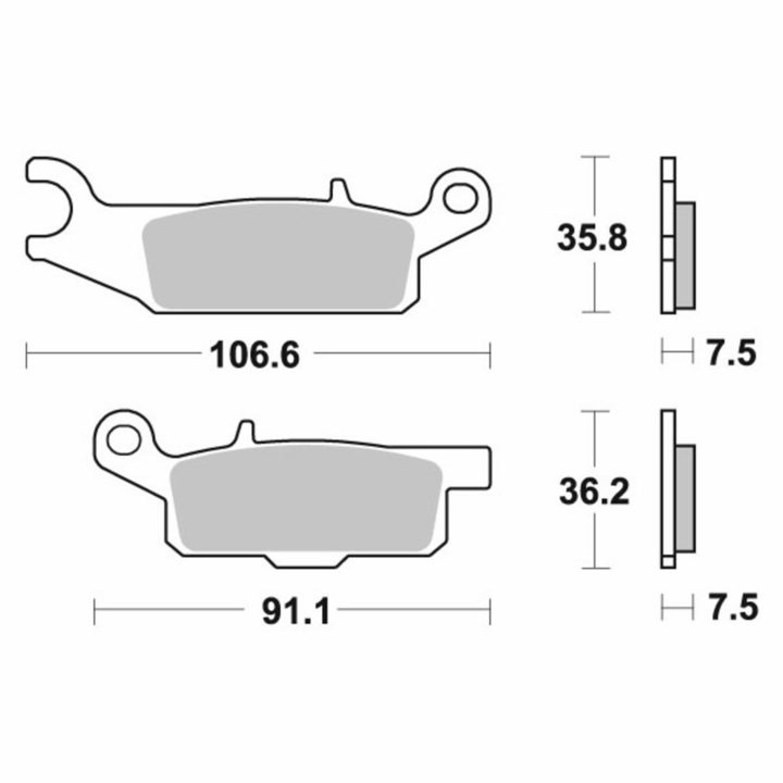 Bremseklodser BAG SI SBS – billede 2
