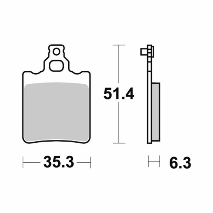 Bremseklodser BAG SI SBS Bremseklodser SI – billede 2