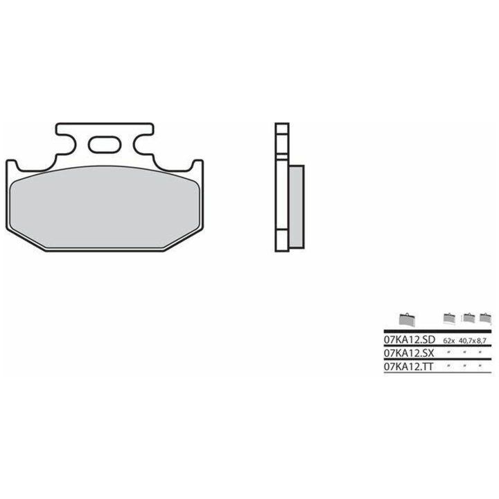 Bremseklodser BAG Sinter Brembo – billede 2