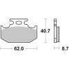 Bremseklodser BAG Sinter Brembo – miniature 1