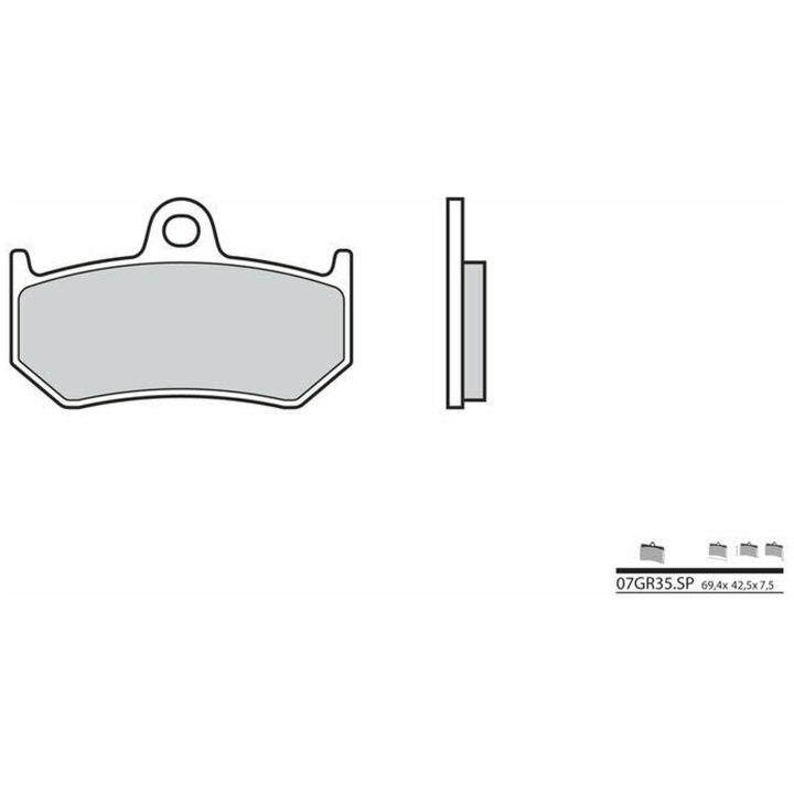 Bremseklodser BAG Sinter Brembo – billede 2