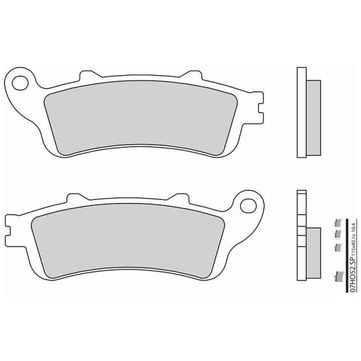 Bremseklodser BAG Sinter Brembo – billede 2
