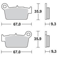 Bremseklodser BAG Sintered BRAKING