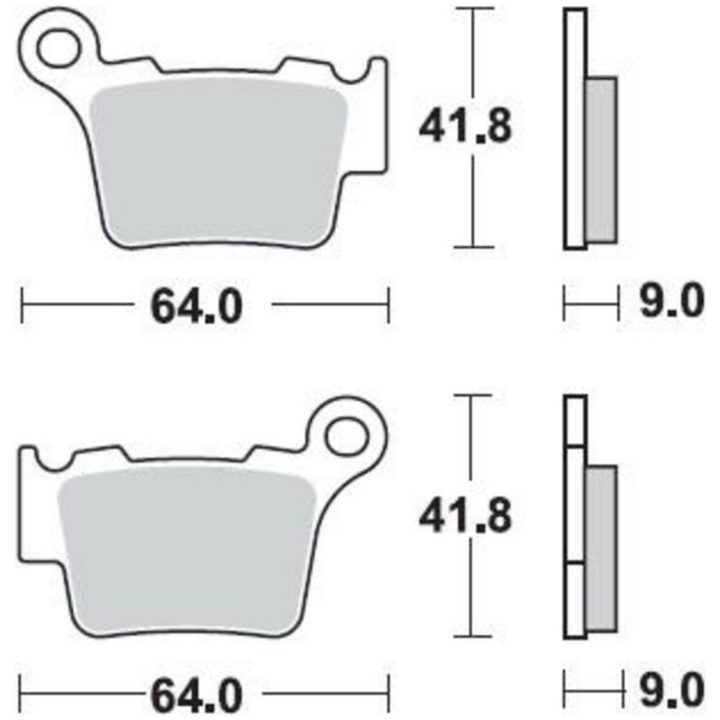 Bremseklodser BAG Sintered BRAKING – billede 3