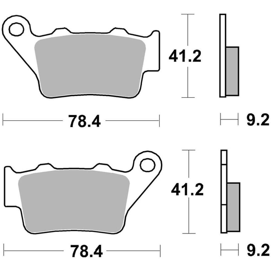 Bremseklodser BAG Sintrede Metal Brembo