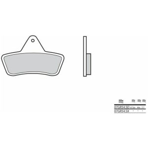 Bremseklodser BAG Sintrede Metal Brembo