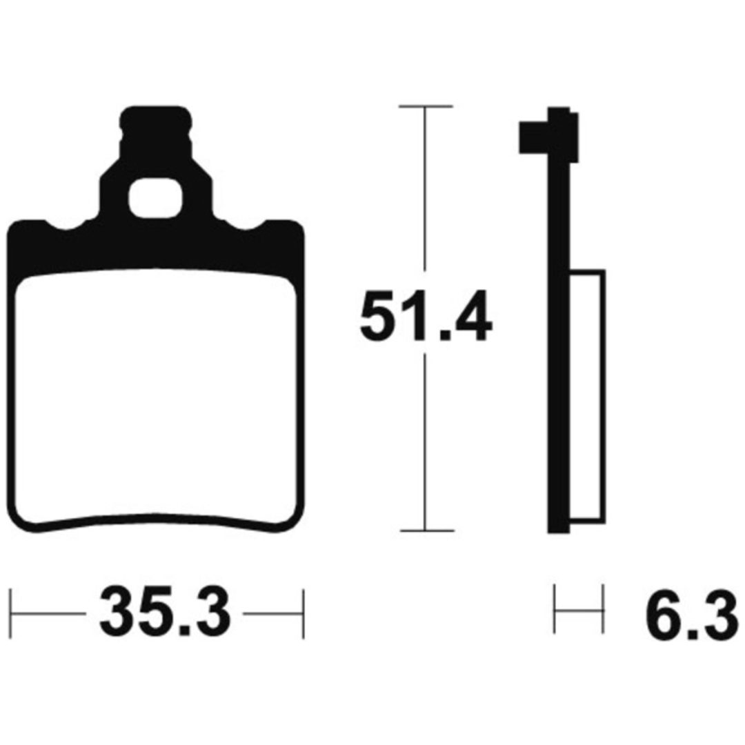 Bremseklodser BAG Sintrede Metal Tecnium – billede 2