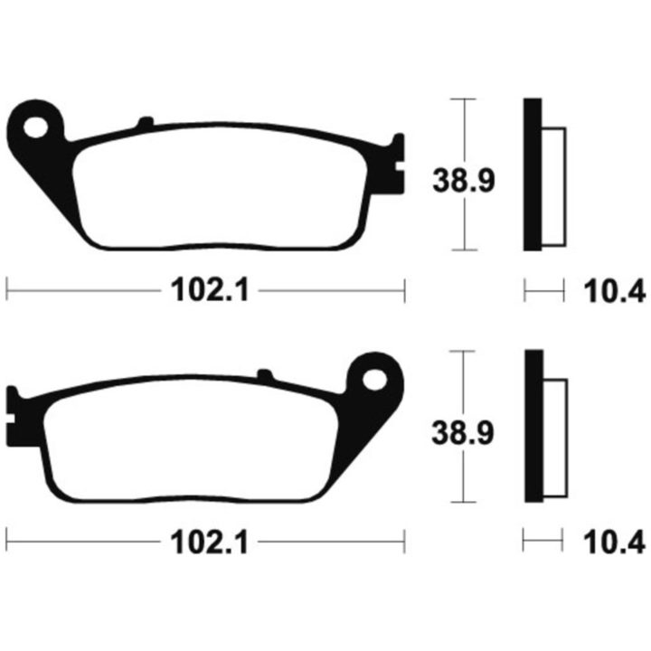 Bremseklodser BAG Sintrede Metal Tecnium – billede 2