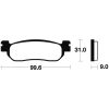 Bremseklodser BAG Sintrede Metal Tecnium – miniature 2