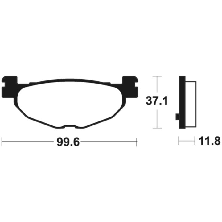 Bremseklodser BAG Sintrede Metal Tecnium – billede 2