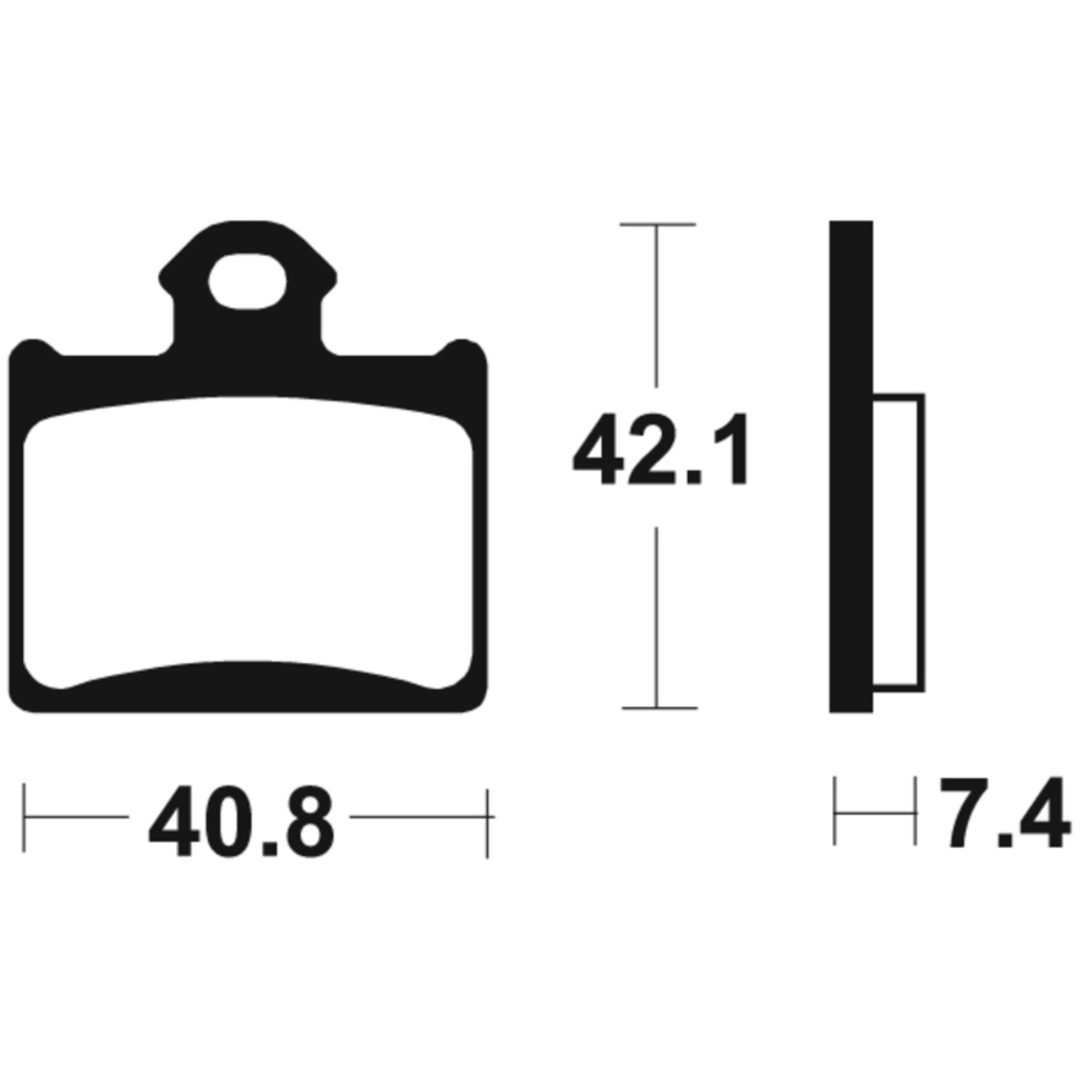 Bremseklodser BAG Sintrede Metal Tecnium – billede 2